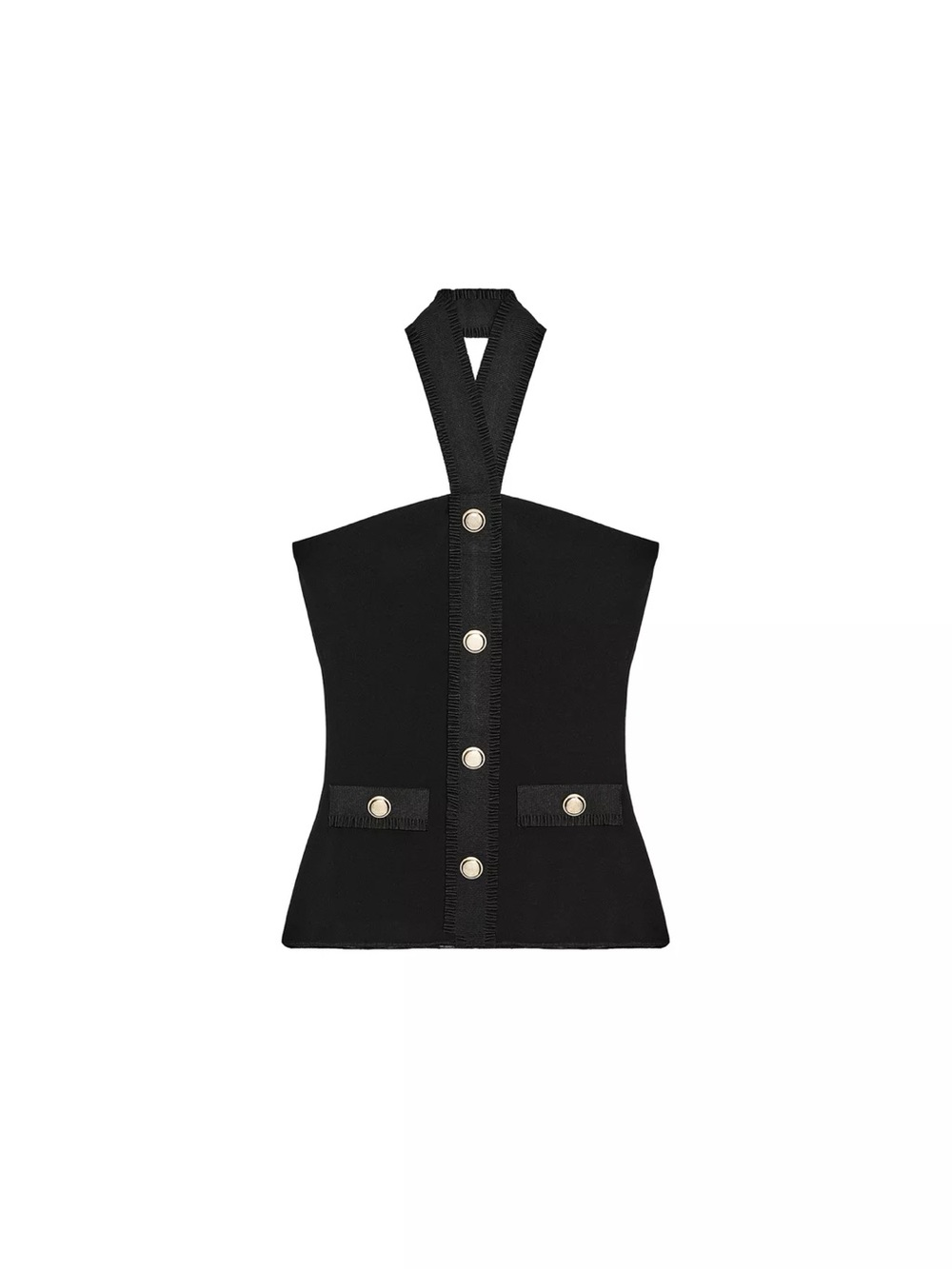Zara Stretch Contouring Halter Top - Picture 3 of 6